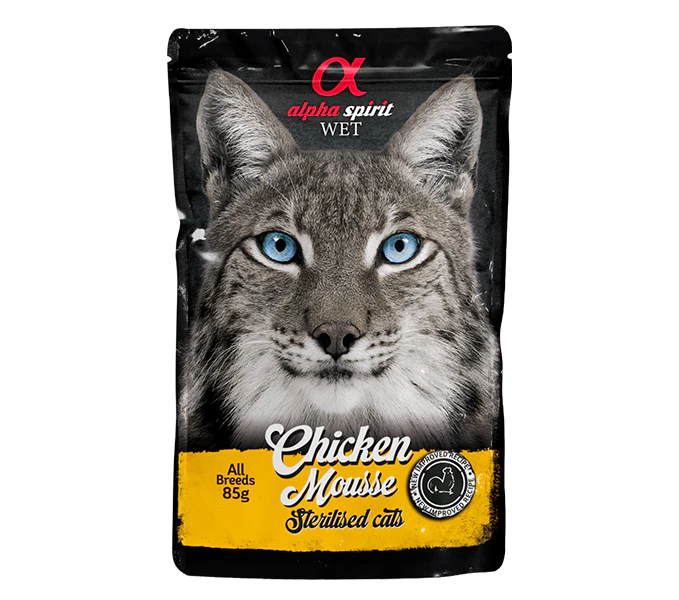 ALPHA SPIRIT POUCH CHICKEN M. STERILIZED CAT