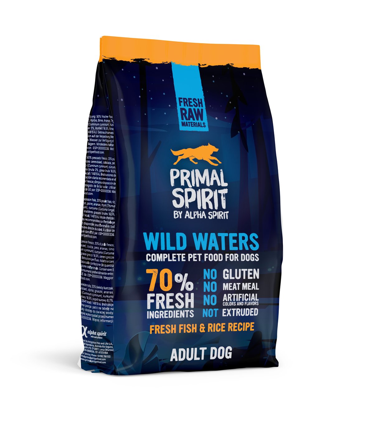 PRIMAL SPIRIT WILD WATERS DOG FOOD фото 1
