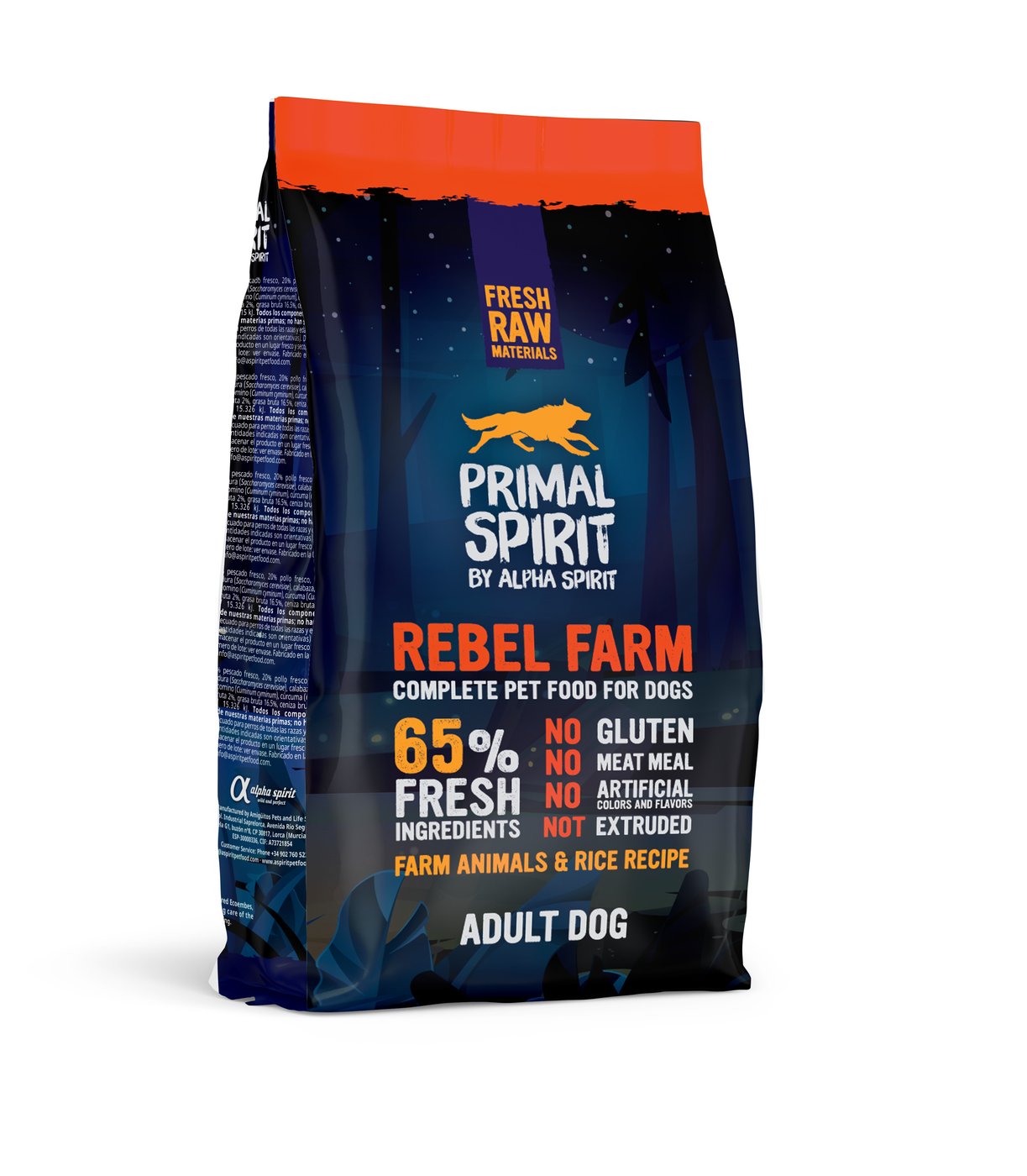 PRIMAL SPIRIT REBEL FARM DOG FOOD фото 1