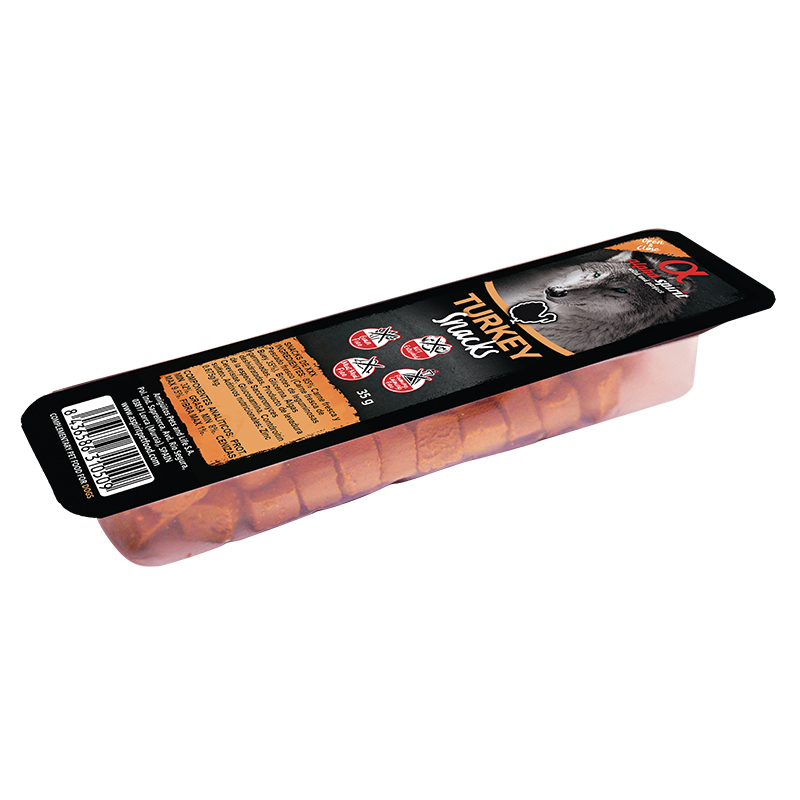 AS DOG Snacks Turkey н в ласощі з індички, кубики фото 1