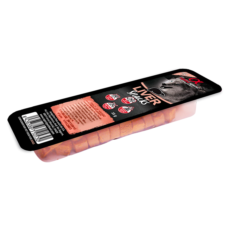 AS DOG Snacks Liver н в ласощі з печінки, кубики фото 1