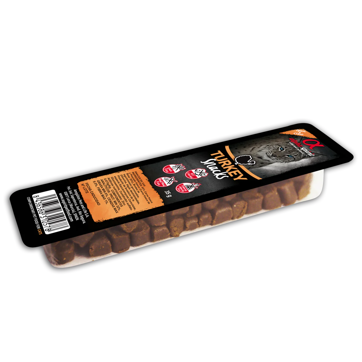 AS CAT Snacks Turkey н в ласощі з індички, кубики