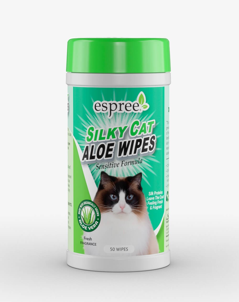 ESPREE Silky Cat Grooming Wipes 50шт фото 1