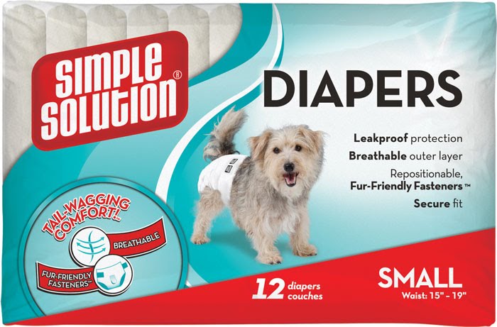 SS Disposable Diapers Small Гігієнічні підкладки-підгузники для тварин малі по 12шт фото 1