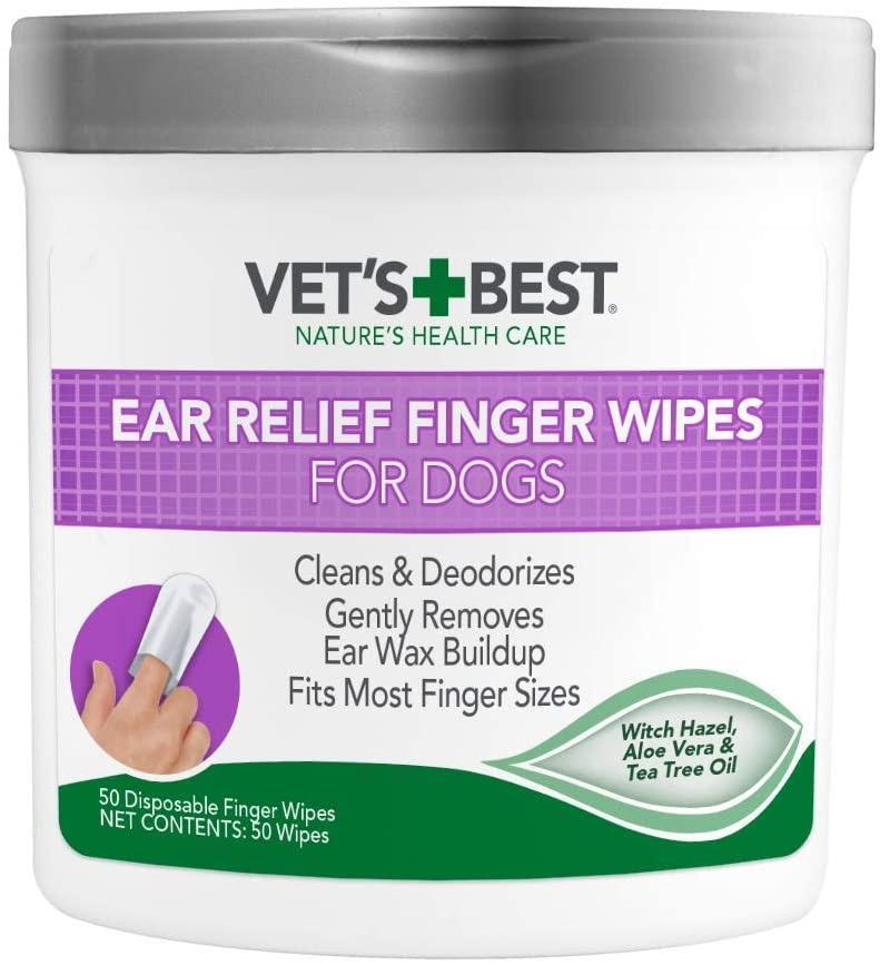 VET`S BEST Ear Relief Finger Wipes фото 1