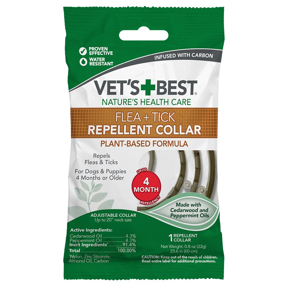 VET`S BEST Flea&Tick Repellent Dog Collar 1шт 60 см фото 1