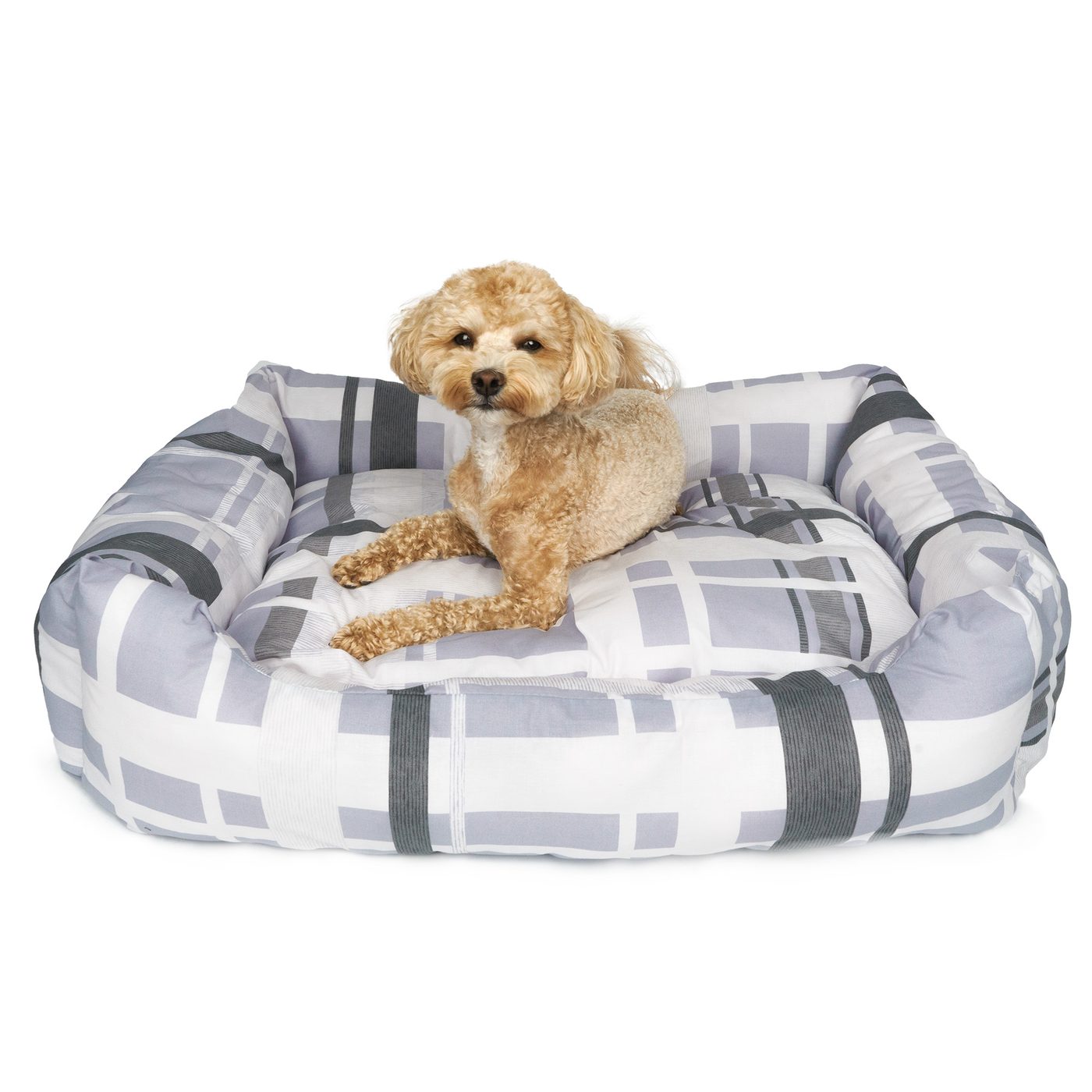 Лежак для Тварин BronzeDog Comfort Прямокутний Сірий фото 1