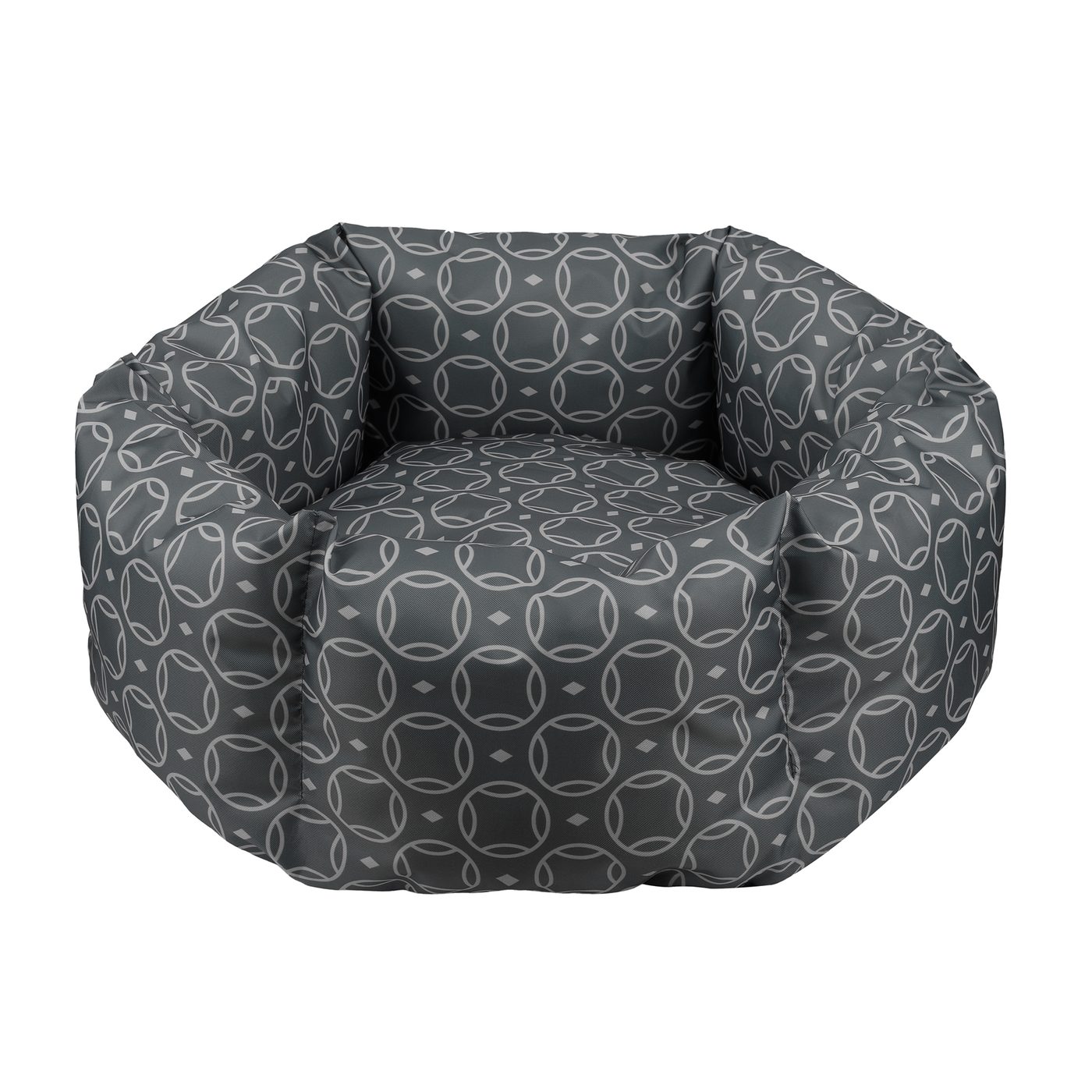 Лежак для Тварин Barksi Home Круглий Сірий фото 1
