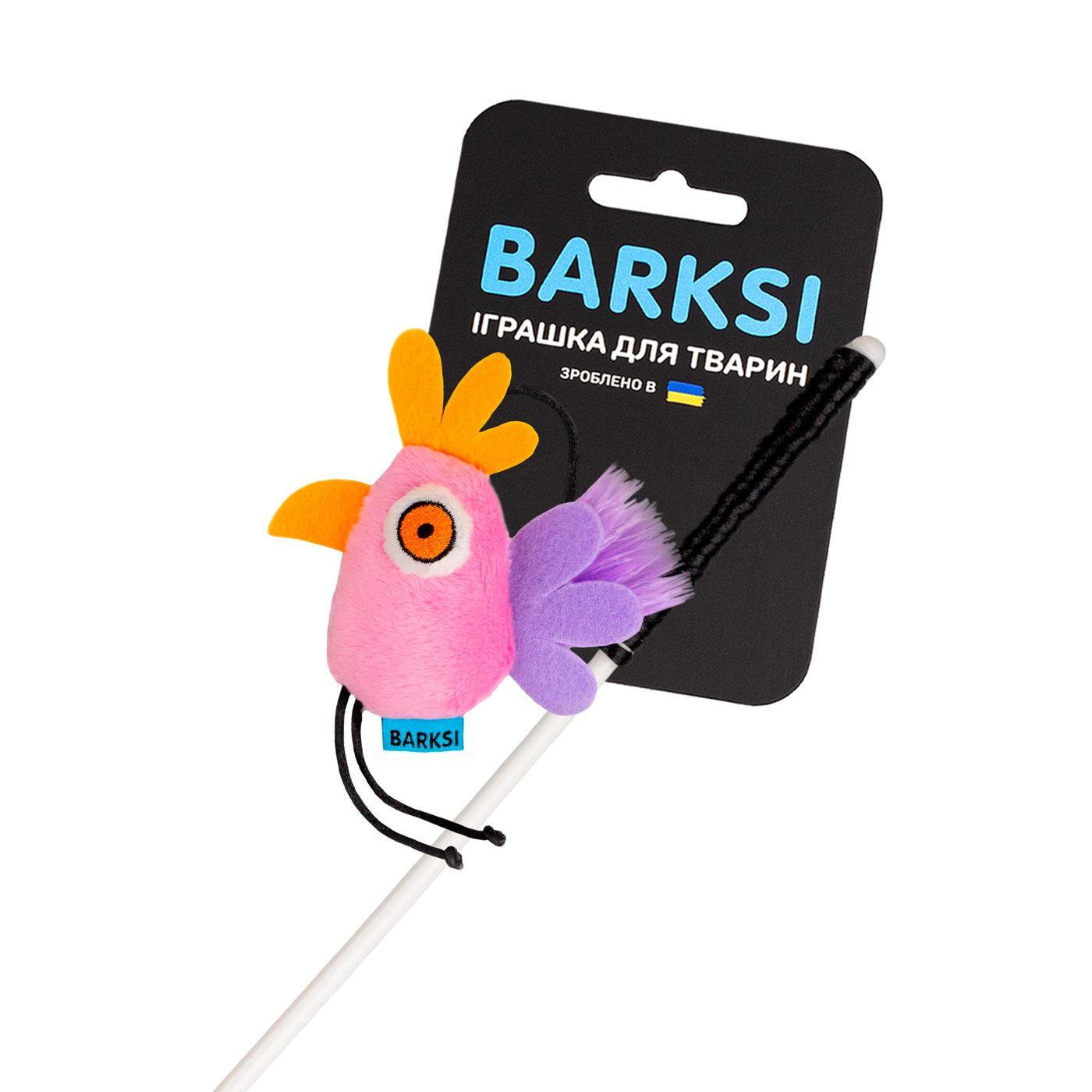 Іграшка для Котів Barksi Вудочка Папуга фото 1