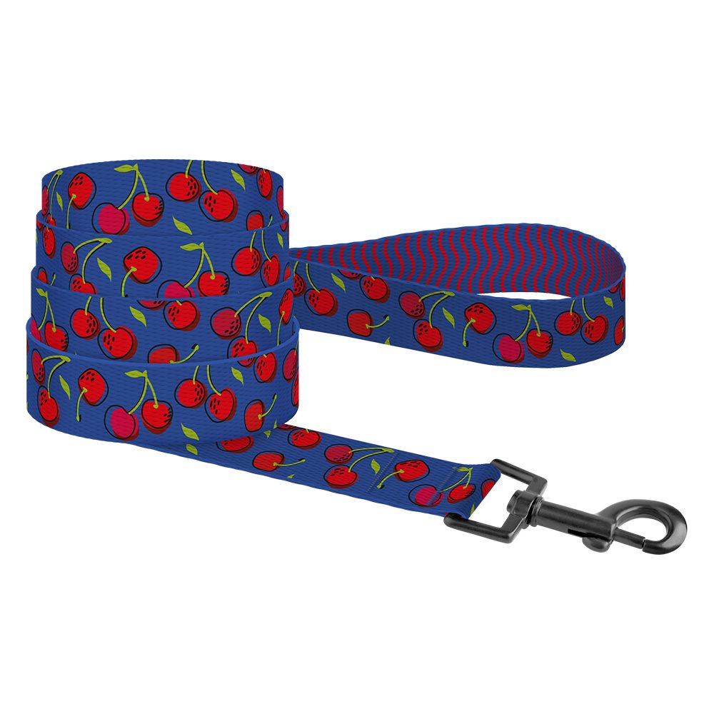 Повідець для Собак BronzeDog Urban Fruits Нейлоновий Вишні фото 1