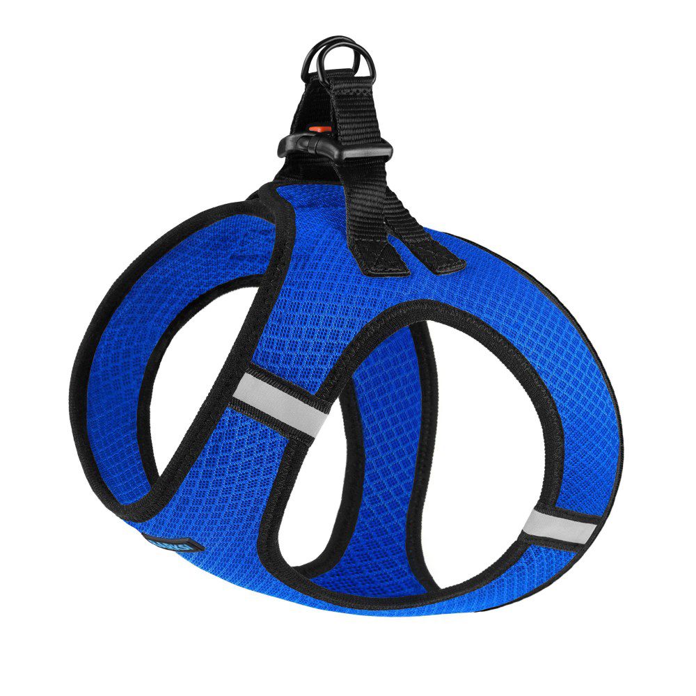 Шлея для собак Bronzedog Mesh Vest 3D сітка Синя фото 1