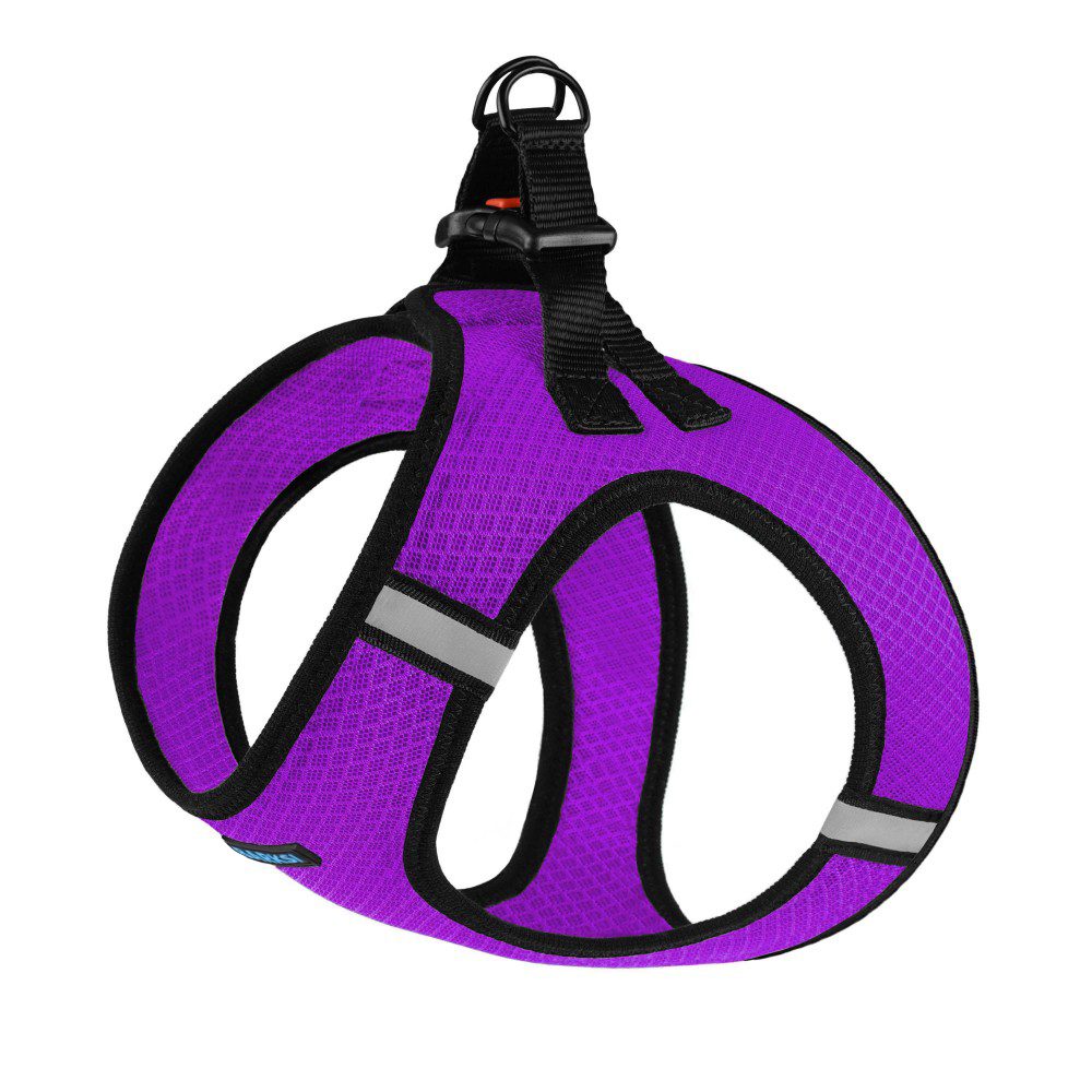Шлея для собак Bronzedog Mesh Vest 3D сітка Фіолетова фото 1