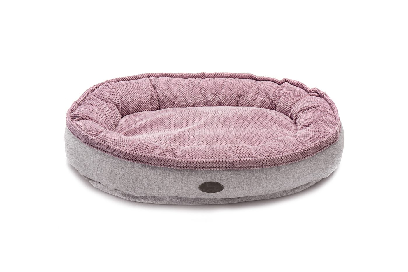 Овальний лежак Donut Soft Touch Pink фото 1