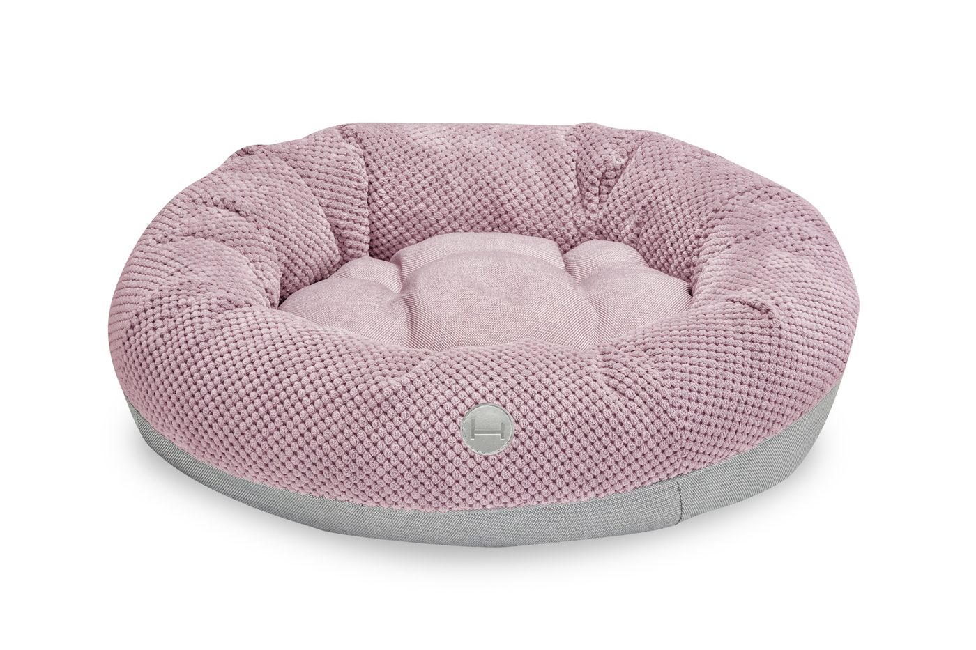 Овальний лежак Bagel Pink фото 1