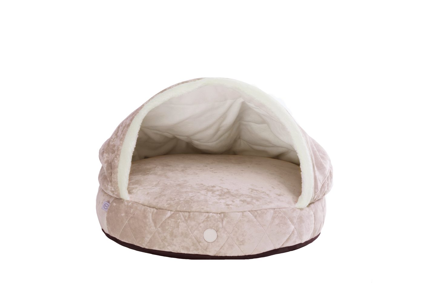 Лежак-нірка Cover Plush Beige фото 1