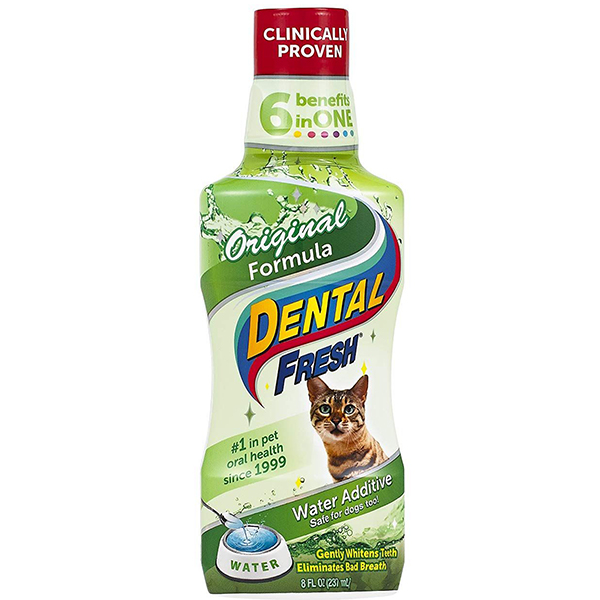 SynergyLabs Dental Fresh Cat СІНЕРДЖІ ЛАБС СВІЖІСТЬ ЗУБІВ рідина від зубного нальоту і запаху з пащі котів фото 1