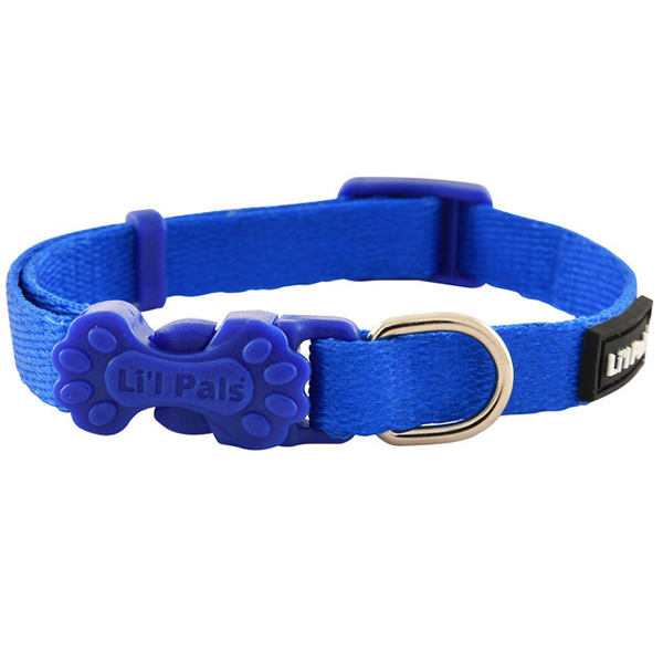Coastal Li`l Pals Nylon КОСТАЛ ЛІТТЛ ПЕЛС нашийник для собак малих порід , Cиній см., 0,8 см х 15 - 20 см см фото 1