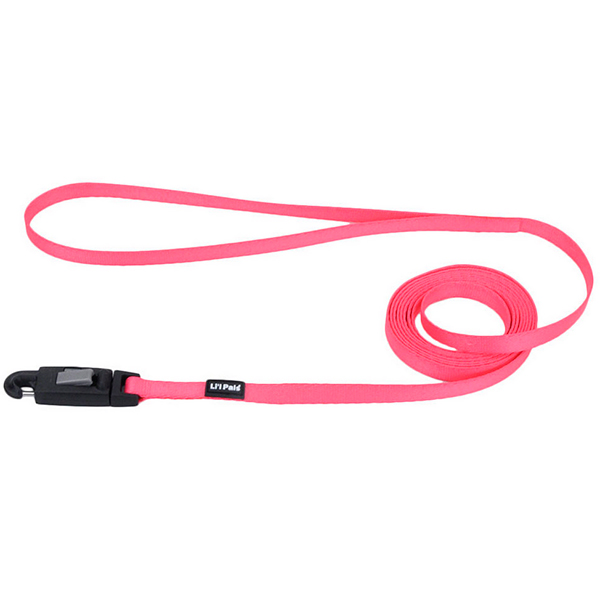 Coastal Li`l Pals Nylon КОСТАЛ ЛІТТЛ ПЕЛС повідець для собак малих порід, 0.8смХ1.8м , Неоново-рожевий см фото 1