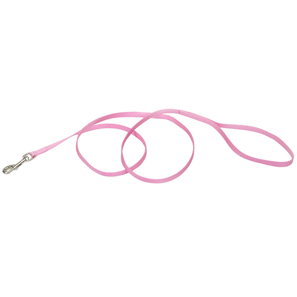 Coastal Nylon Leash КОСТАЛ НАЙЛОН повідець для собак, 1смХ1.2м , Cвітло рожевий см фото 1