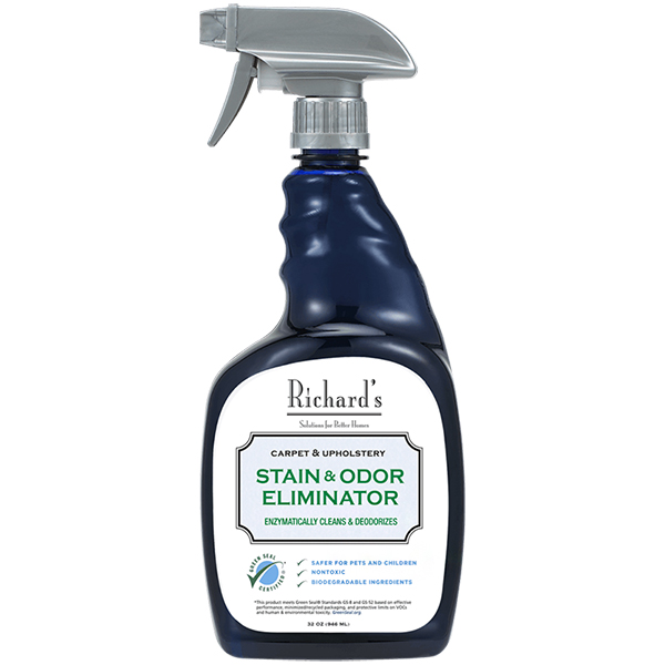 SynergyLabs Richard’s Organics Stain & Odor Eliminator РІЧАРДС ОРГАНІКС КИЛИМ ТА ОББИВКА органічний засіб для виведення плям і запахів фото 1