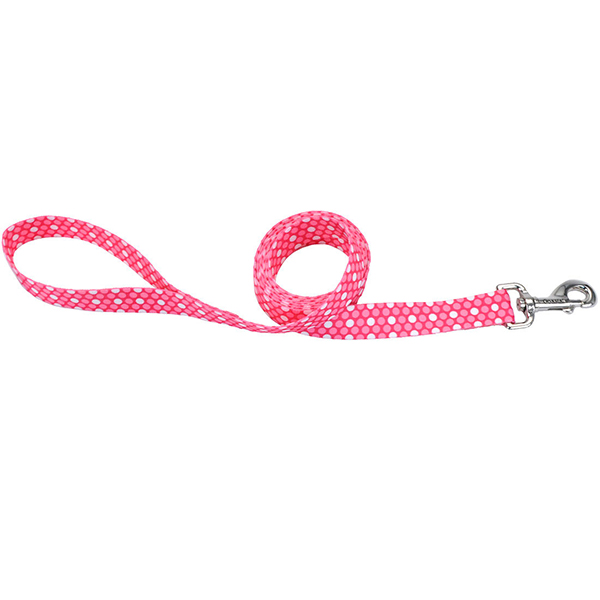 Coastal Pet Attire Styles КОСТАЛ СТАЙЛС повідець для собак, 2смХ1.2м , рожева точка см фото 1