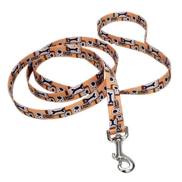 Coastal Pet Attire Styles КОСТАЛ СТАЙЛС повідець для собак, 2.5смХ1.2м , Помаранчева кістка см фото 1