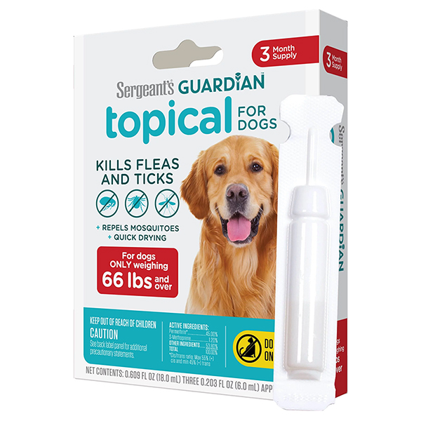 Sergeant’s Guardian Dogs СЕРЖАНТС ГАРДІАН краплі від бліх, кліщів, комарів для собак от , 3 шт фото 1