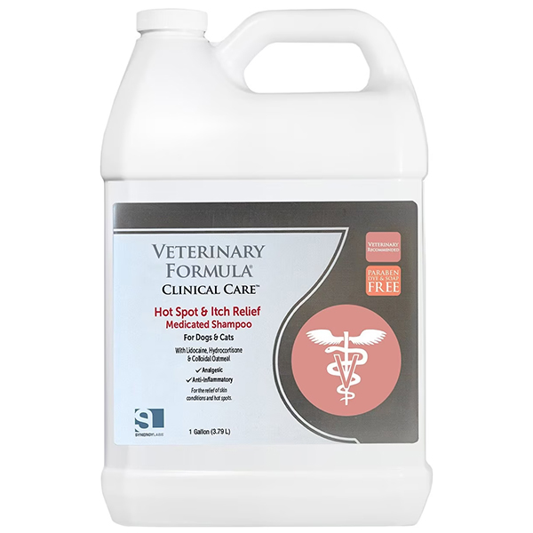 Veterinary Formula CC Hot Spot&Itch Relief Medicated Shampoo ВЕТЕРИНАРНА ФОРМУЛА АНТИАЛЕРГЕННИЙ шампунь з лідокаїном, гідрокортизоном для собак і котів, знеболювальний, протизапальний фото 1