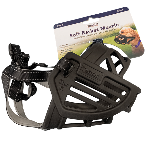 Coastal Soft Basket Muzzle КОСТАЛ СОФТ БАСКЕТ МАЗЛ силіконовий намордник для собак , розмір 6 см фото 1