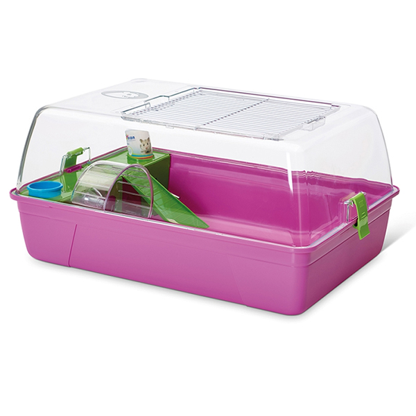 Savic Rody Hamster САВІК РОДІ клітка для хом’яків, мишей , Рожевий см., 55 см х 39 см х 26 см см