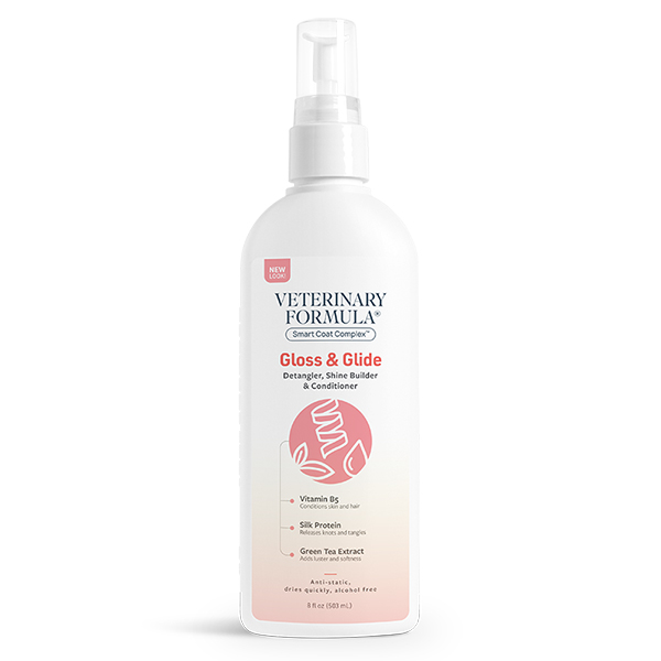 Veterinary Formula SCC Gloss & Glide Conditioner ВЕТЕРИНАРНА ФОРМУЛА ГЛОСС і ГЛАЙД кондиціонер, розковтунювач, антистатик для собак і котів, спрей фото 1