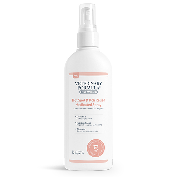 Veterinary Formula Clinical Care Hot Spot&Itch Relief Medicated Spray ВЕТЕРИНАРНА ФОРМУЛА АНТИАЛЕРГЕННИЙ дерматокосметичний спрей від свербежу та подразнення для собак і котів фото 1