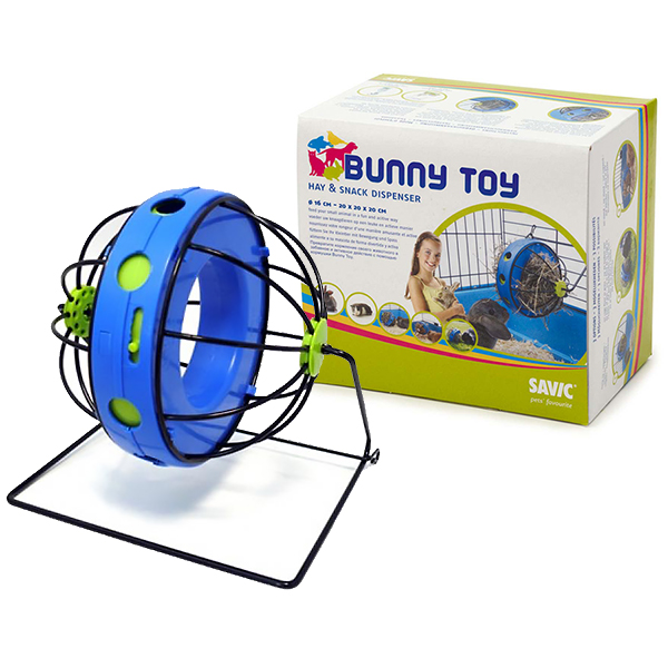 Savic Bunny Toy САВІК БАННІ ТОЙ годівниця для сіна та ласощів для гризунів , 20 см х 20 см х 20 см см