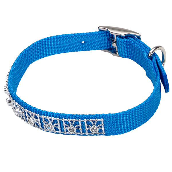 Coastal Jeweled КОСТАЛ нашийник зі стразами для собак , Блакитна лагуна см., 1 см х 25 см см фото 1