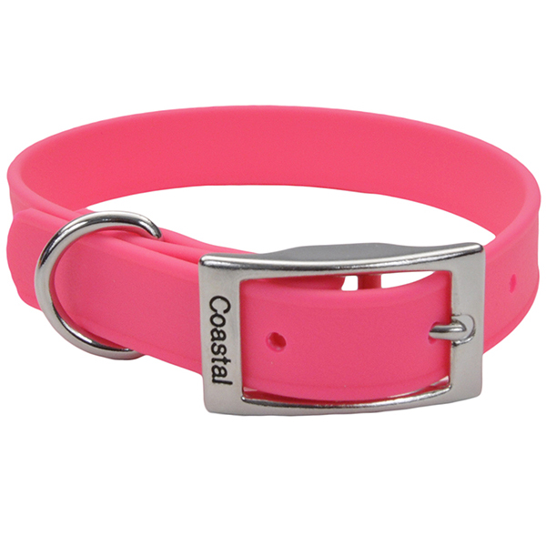 Coastal Fashion Waterproof Dog Collar КОСТАЛ біотановий нашийник для собак , Рожевий см., 1,9 см х 43 см см фото 1