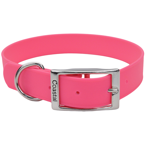 Coastal Fashion Waterproof Dog Collar КОСТАЛ біотановий нашийник для собак , Рожевий см., 2,5 см х 61 см см фото 1