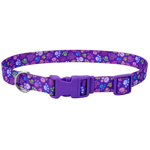 Coastal Pet Attire Styles КОСТАЛ СТАЙЛС нашийник для собак, 1х12-30см , Лапки см., 1 см х 12 - 30 см см фото 1