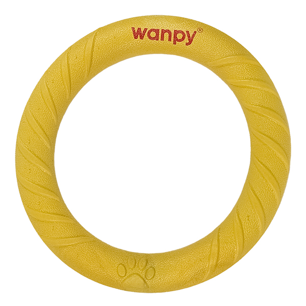 Wanpy Ring Dog Toy ВАНПІ КІЛЬЦЕ іграшка для собак , Жовтий см фото 1