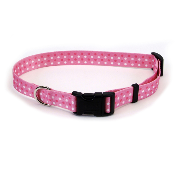 Coastal Pet Attire Styles КОСТАЛ СТАЙЛС нашийник для собак, 2х35-50см , рожева точка см фото 1