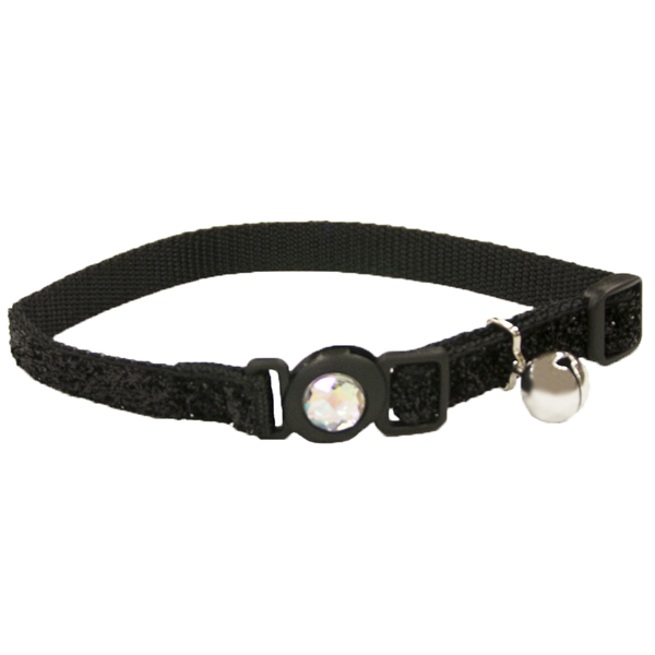 Coastal Fashion Safe Cat КОСТАЛ ФЕШН безпечний нашийник для котів, 1х30см , Чорний см., 1 см х 20 - 30 см см