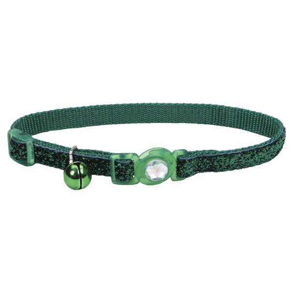Coastal Fashion Safe Cat КОСТАЛ ФЕШН безпечний нашийник для котів, 1х30см , Зелений см., 1 см х 20 - 30 см см