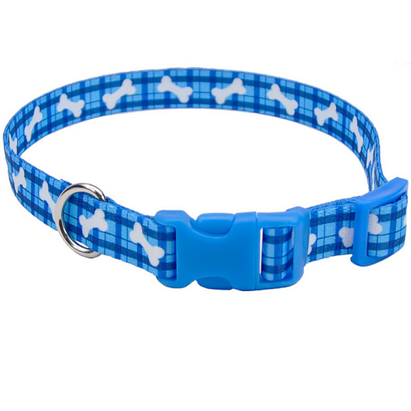Coastal Pet Attire Styles КОСТАЛ СТАЙЛС нашийник для собак, 2.5х46-66см , Клітинка з кісточкою см., 2,5 см х 46 - 66 см см фото 1
