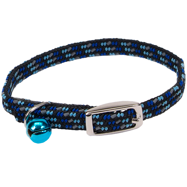 Coastal Li`l Pals Reflective Kitten Collar КОСТАЛ ЛІТТЛ ПЕЛС КІТТЕН світловідбивний нашийник для кошенят, 0.9х20см , Cиній см