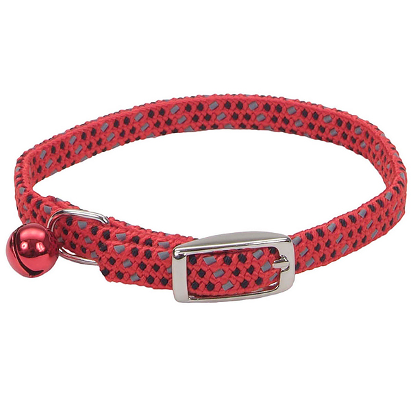 Coastal Li`l Pals Reflective Kitten Collar КОСТАЛ ЛІТТЛ ПЕЛС КІТТЕН світловідбивний нашийник для кошенят, 0.9х20см , Червоний см