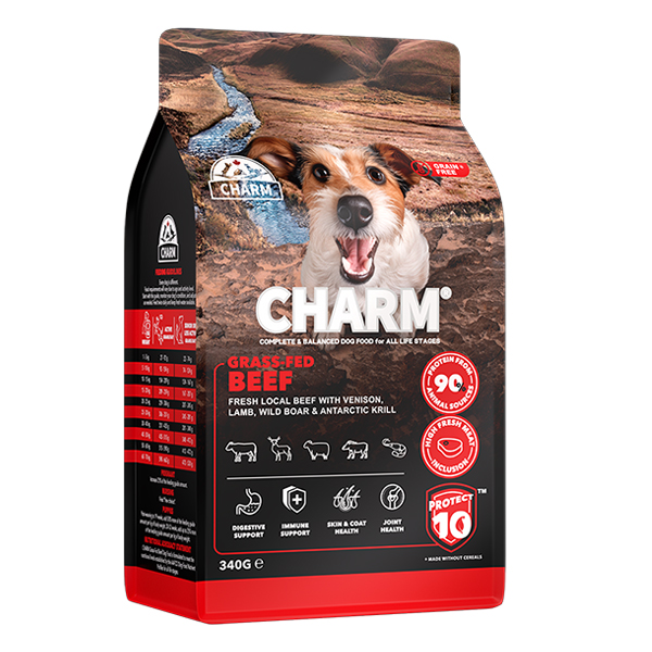 Charm Grass-Fed Beef ЧАРМ ЯЛОВИЧИНА ВІДГОДОВАНА НА ТРАВІ сухий беззерновий холістик корм для собак , см фото 1