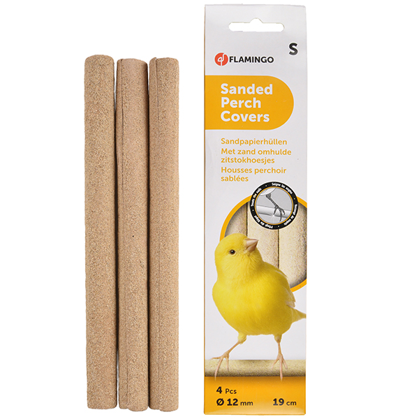 Flamingo Sanded Perch Covers ФЛАМІНГО чохол із піщаним покриттям на жердочку для птахів , S см., d 12 мм, 19 см см