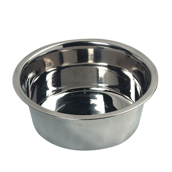 Flamingo Bowl Stainless Steel ФЛАМІНГО миска для собак, неіржавна сталь , d 16 см бортик, d 11 см дно см фото 1