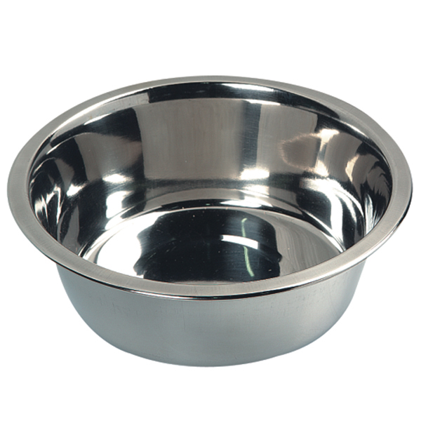 Flamingo Bowl Stainless Steel ФЛАМІНГО миска для собак, неіржавна сталь , d 29 см бортик, d 21 см дно см фото 1