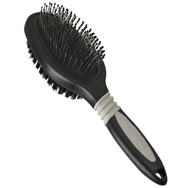 Flamingo Groo’Me Bristle Brush&Pin L ФЛАМІНГО ГРУМІ БРІСТЛ ЩІТКА ДВУСТОРОННЯ для собак , L см фото 1