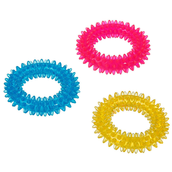 Flamingo Good4Fun Spike Ring ФЛАМІНГО ГУД ФО ФАН КІЛЬЦЕ З ШИПАМИ іграшка для собак фото 1